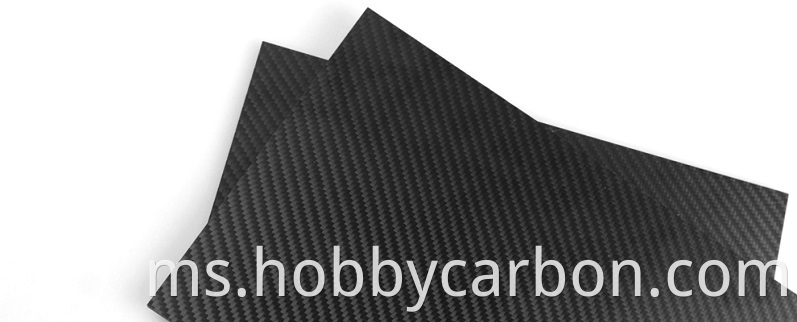 1 mm thick carbon fiber sheets